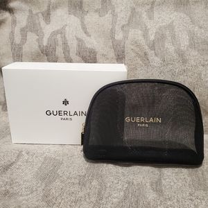 Guerlain Beauty Black Mesh Pouch